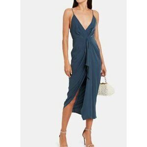 New Significant Other Thea Dress Womens 8 Blue